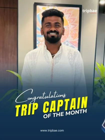 Congratulations to our Trip Captain of the Month. We admire the commitment and leadership our captains show on every single trip.