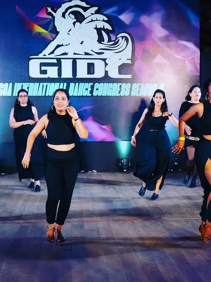 Our dancers moving as one unit during the Goa International Dance Congress performance. This is what team synchronization looks like.