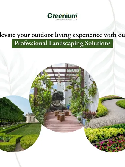 Elevate your outdoor living experience with my professional landscaping solutions. This collage shows a variety of my work, from formal gardens to lush terrace makeovers.