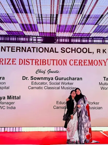 Little Tanvi would be so proud. Sharing the stage with my mom and being honored as the Chief Guest at my school was a dream I never dared to dream.