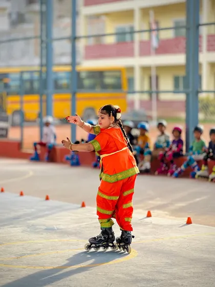 A truly unique performance combining classical Indian dance with roller skating, showing the creative events we can host.