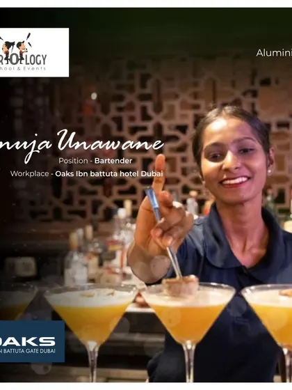 A profile of our successful alumna, Anuja Unawane. Her journey from our classroom to a top hotel in Dubai highlights the career path that our training makes possible.
