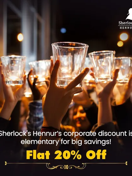 Elementary, my dear Watson. Saving money is easy with my 20% corporate discount. Bring your team for a well-deserved break.