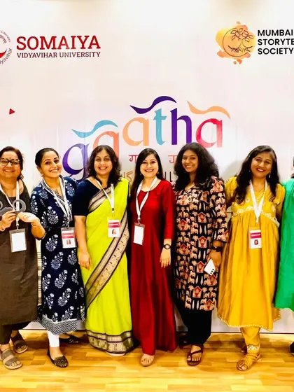 Another wonderful group photo from the Gaatha festival. Being surrounded by my tribe validates what I do and energizes me to continue sharing stories.