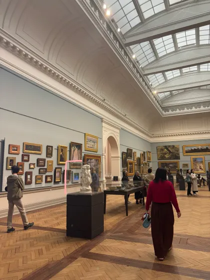 Just soaking it all in. Being surrounded by centuries of art is so humbling and gives me so much creative energy.