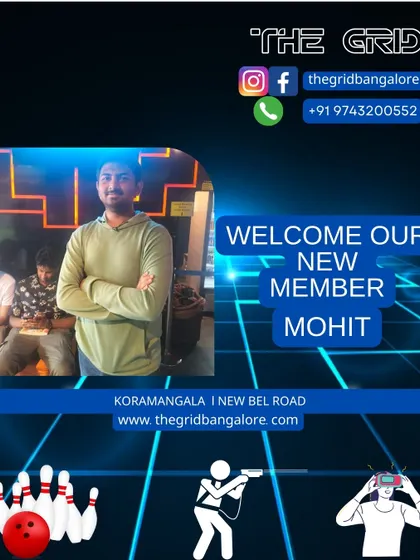 A big welcome to our new member, Mohit. Get ready for endless fun and rewards.