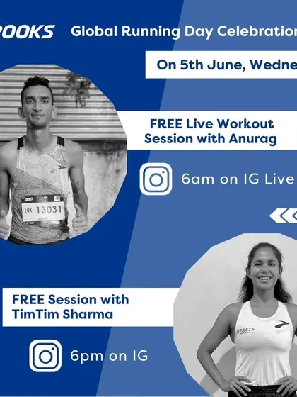 A poster for an Instagram Live session I hosted for Global Running Day. I believe in sharing knowledge and empowering the wider fitness community with accessible, expert advice.