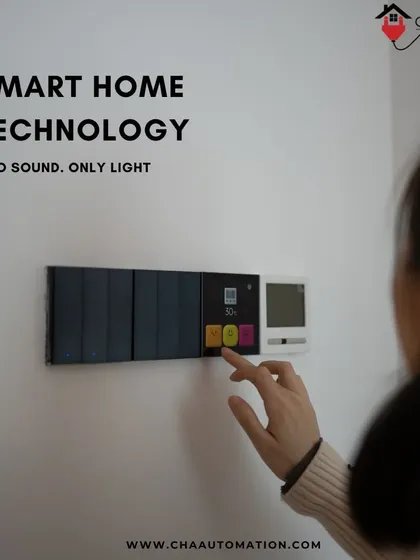 Our smart home technology is designed for silent operation. The touch-sensitive switches provide quiet, tactile feedback, controlling the light without any disruptive clicking sounds.