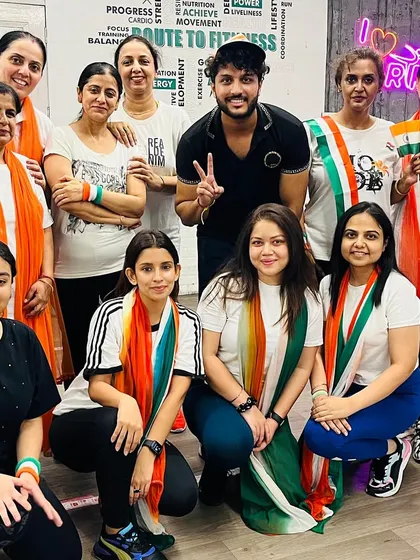 Our Independence Day celebration in full swing. The studio was filled with the colors of the flag and the smiles of our members, celebrating freedom and fitness.