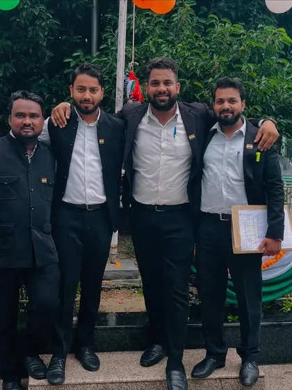 Pictured with my colleagues. We believe in a team-based approach to provide the best possible legal services to our clients.