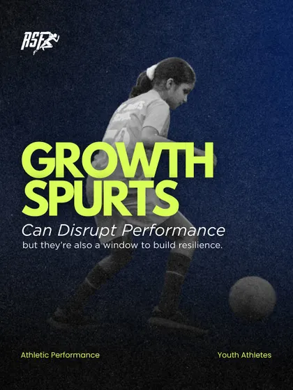 Growth spurts can disrupt performance, but they are also a critical window to build resilience. This infographic series explains how to navigate this challenging but important phase in a young athlete's development.