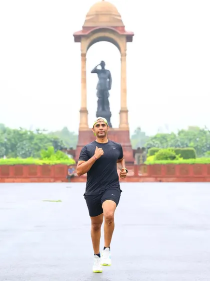 That feeling of running in Delhi during August, with India Gate in the background. I love leading the squad through the heart of our city.