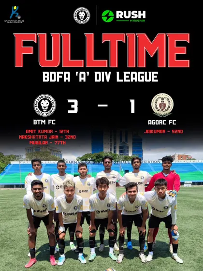 A solid 3-1 win against AGORC, showcasing our team's ability to control the game and secure the result.