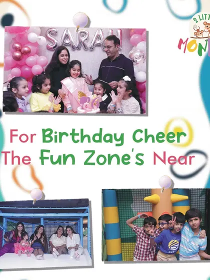 For birthday cheer, the fun zone is near! We love hosting families and creating a joyful atmosphere for everyone to celebrate together, complete with cake, games, and lots of play.