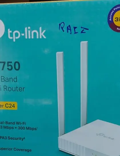 A TP-Link Archer C24 dual band Wi-Fi router, for more demanding network setups.