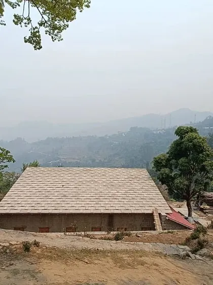 **Haat Market, Shyamlatal:** This upcoming market provides a platform for local farmers and artisans in the Shyamlatal region. The design uses local stone and a simple roof structure to create a functional and culturally appropriate space.