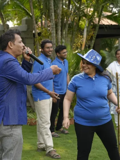 Team building is about genuine interaction and fun, not awkward exercises. I guide teams through outdoor challenges like this one that naturally encourage communication and collaborative problem-solving.