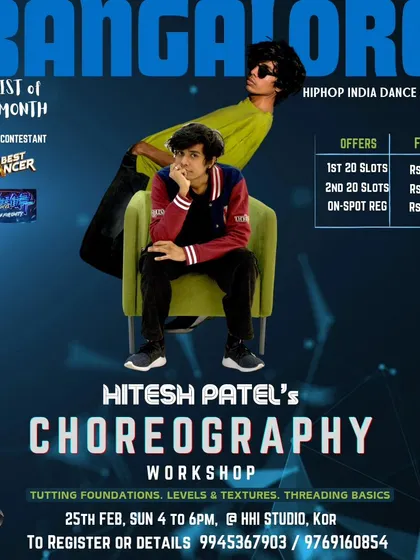 Announcing a choreography workshop with a focus on Tutting foundations, levels, and textures. We regularly host guest artists to share their unique skills and knowledge with our community.