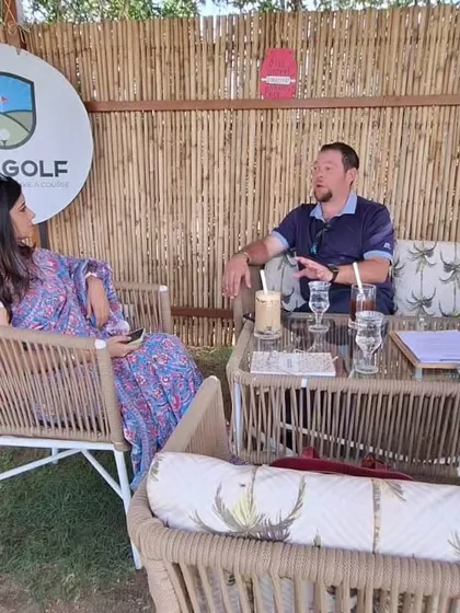 A fascinating conversation between cultures. Here, Sufi singer Dr. Jagriti Prasanna and PGA coach Mathew Reise discuss music, spirituality, and golf.