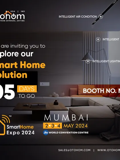 We are counting down the days to the Smart Home Expo 2024 in Mumbai. We invite you to explore our smart home solutions at our booth.