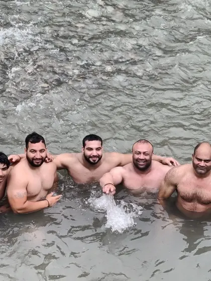 Champions relaxing together. Recovery and team bonding are as important as training.