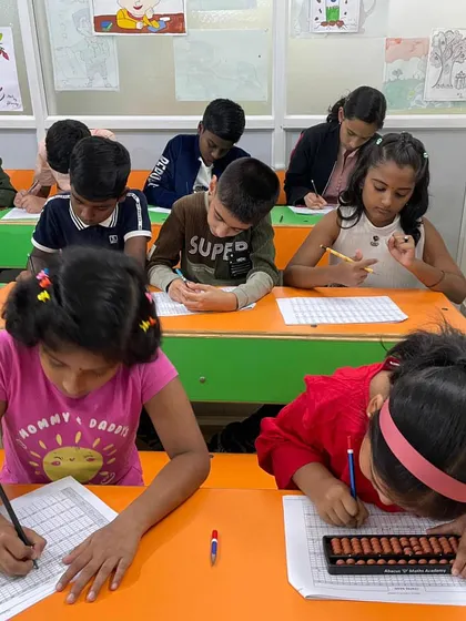 Girls and boys at our Bangalore center preparing for the competition. Our programs are designed for all children to excel.