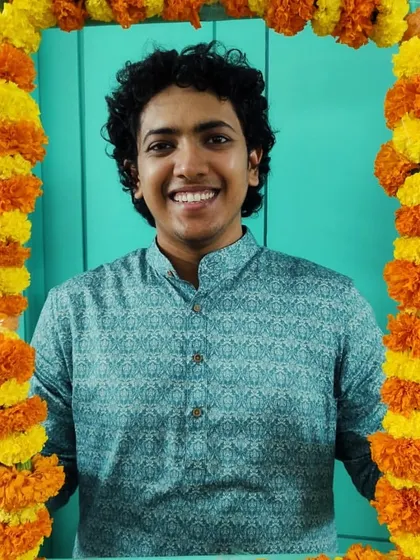 Another smiling face from our Diwali gathering. These events are about creating a sense of belonging for everyone.