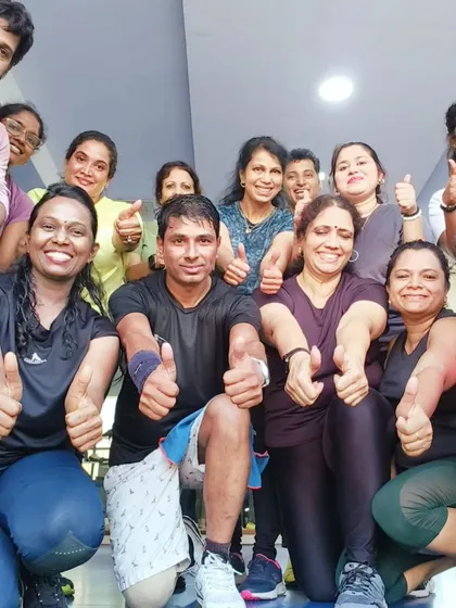 All thumbs up for a fantastic workout and a wonderful time. We strive to make every class a positive and memorable experience.