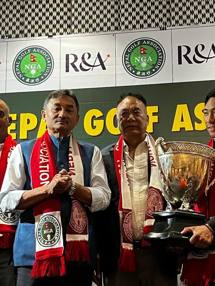 Celebrating the success of our athlete Subash Tamang at a felicitation ceremony by the Nepal Golf Association for his win at the All India Amateur Championship. It takes a village to raise a champion, and we are honored to be part of his journey.