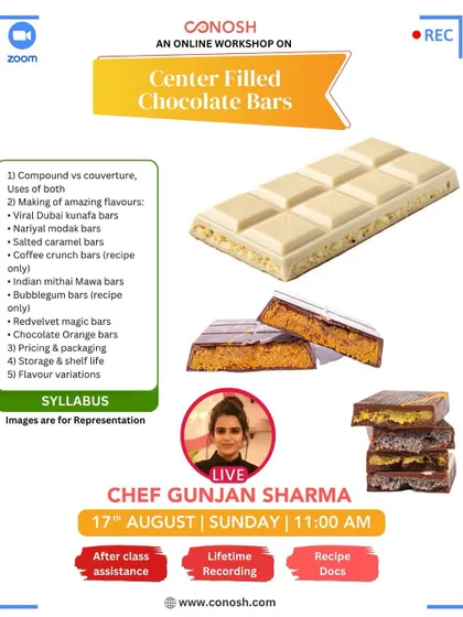 Another look at the delicious center-filled chocolate bars from my workshop. These are perfect for adding a gourmet touch to your festive hampers.