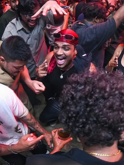 A mosh pit of energy. The crowd gets wild when the right song comes on.