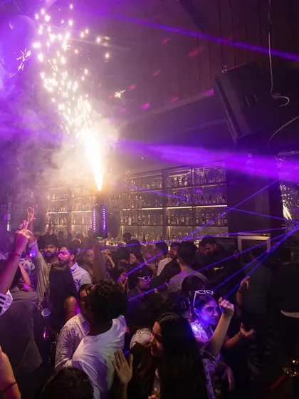 We even bring in cold pyrotechnics for special events. This sparkler effect adds a huge wow factor to any celebration.