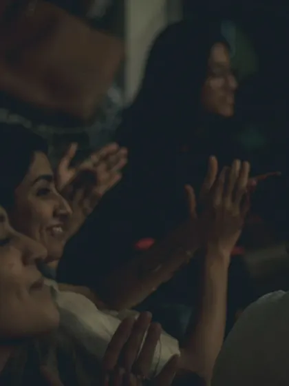 The audience applauding after a great performance. The support and encouragement in this room are always incredible.