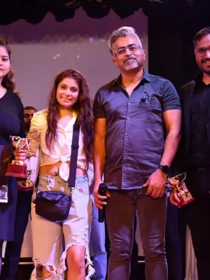Our coaches receiving an award at the Sanshinkan Annual Awards Ceremony, a recognition of our dedication and contribution to martial arts.