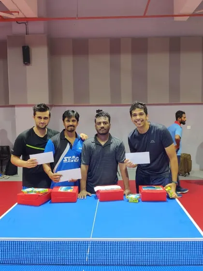 Congratulations to our players on winning the all-India corporate table tennis tournament. Our academy is a popular training ground for working professionals looking to sharpen their skills for corporate league competitions.