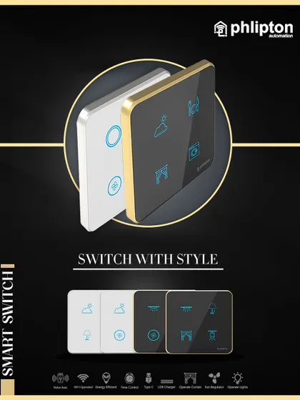 I offer a range of stylish options like the LuxeRay Zigbee glass touch panel. Available in black and white with different metal bezels, these switches elevate your interior design while providing advanced control.