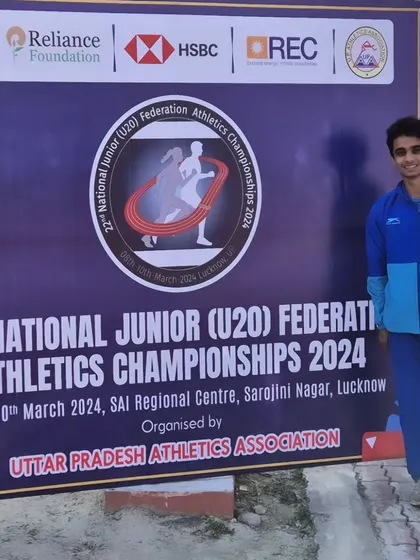 Best wishes to my athlete Kaushik Kamat, representing Maharashtra at the Junior National Federation Cup in Lucknow.
