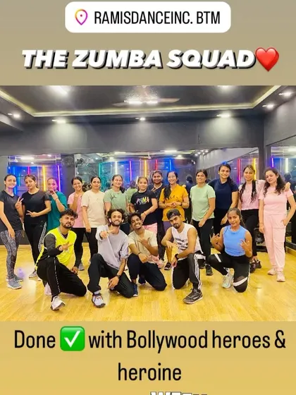 The full Zumba squad after a successful weekend workshop. So much talent and positive energy in one frame.