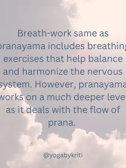 While modern breathwork helps balance the nervous system, traditional pranayama works on a much deeper level, dealing directly with the flow of prana or vital energy.