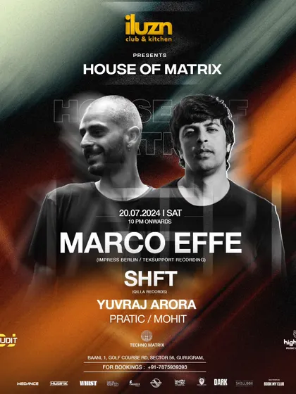 A night of driving techno with international artist Marco Effe. These gigs are a great opportunity to learn from and play alongside world-class talent.