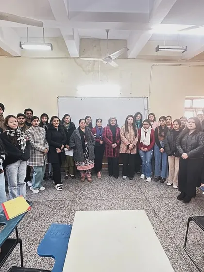 The new batch of IFTD students with faculty members after their orientation program, ready to start their creative journey.