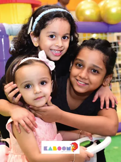 Sisterly love and happy smiles are what we're all about. Our play area is a great place for siblings to bond and play.