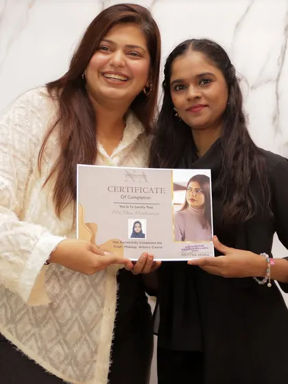 Another student successfully completes her professional training. I'm proud to have been a part of her journey to becoming a certified artist.