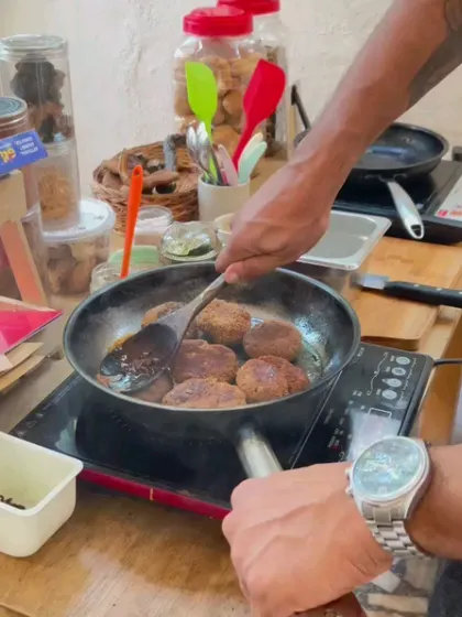 Behind the scenes at our Mushroom Festival, where our chefs were busy preparing delicious and innovative mushroom-based dishes.