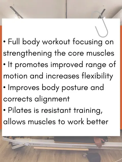 Pilates is a full-body workout that promotes flexibility, corrects alignment, and uses resistance to make muscles work more effectively.