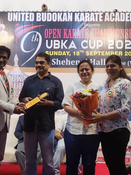 We believe in community. Here, we are felicitating guests and supporters during the 9th UBKA Cup in 2022. The success of our events is a collective effort, and we are grateful for all the support we receive.