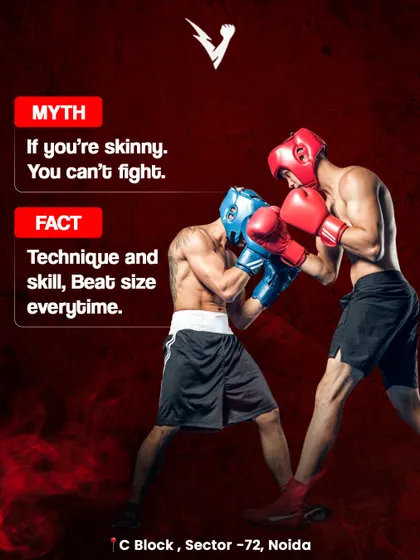 Myth: If you're skinny, you can't fight. Fact: Technique and skill beat size every time.