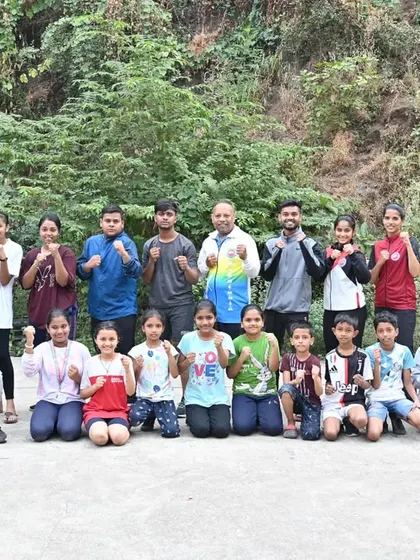 A group photo from our free training camp in November 2023. We welcome participants of all ages and backgrounds to join the SSKKA family and discover the benefits of karate and kickboxing.