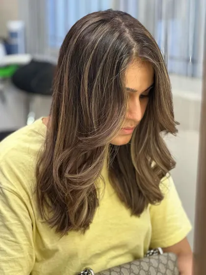 A final shot of this passionate hair transformation.