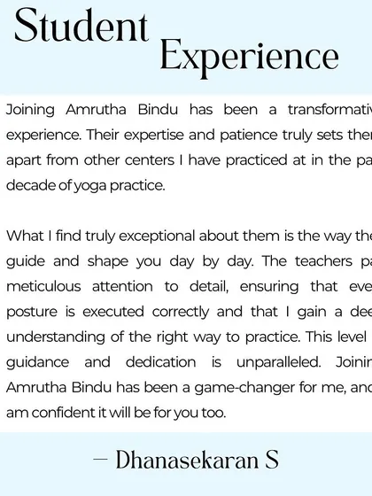 We are so grateful for this feedback from our student. Our teachers pay meticulous attention to detail to ensure every student gains a deep understanding of the right way to practice.